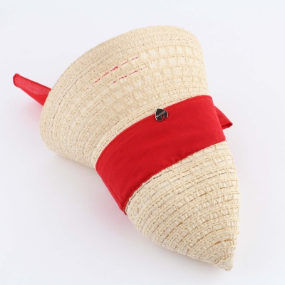Дамска лятна шапка HatYou CEP0423, Червена лента