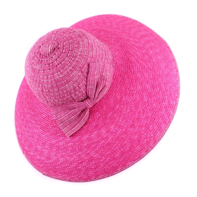Ladies' summer hat Fratelli Mazzanti FM 6827, Cyclamen