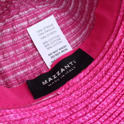 Ladies' summer hat Fratelli Mazzanti FM 6827, Cyclamen
