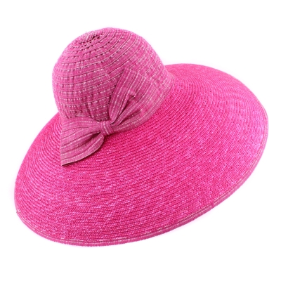 Ladies' summer hat Fratelli Mazzanti FM 6827, Cyclamen