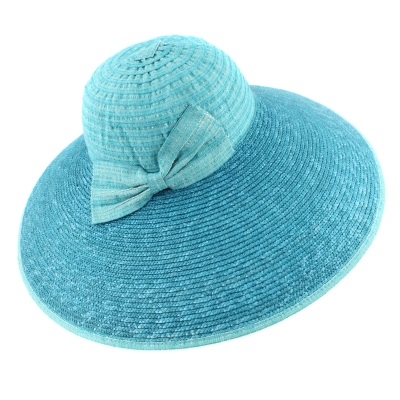 Ladies' summer hat Fratelli Mazzanti FM 6827, Turquoise