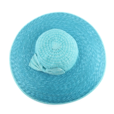 Ladies' summer hat Fratelli Mazzanti FM 6827, Turquoise