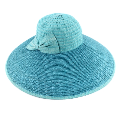 Ladies' summer hat Fratelli Mazzanti FM 6827, Turquoise