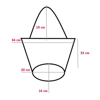 Плажна дамска чанта от рафия Fratelli Mazzanti FM B4369, Сьомга