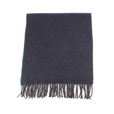 Зимен вълнен шал Pulcra Pania 37x160 cm, Тъмносин меланж