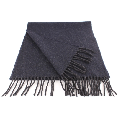 Зимен вълнен шал Pulcra Pania 37x160 cm, Тъмносин меланж