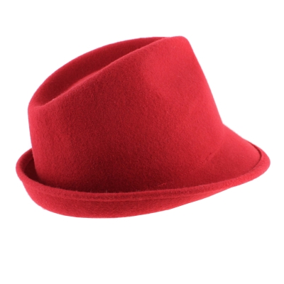Ladies' felt hat HatYou CF0026, Red