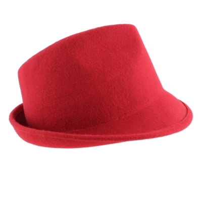 Ladies' felt hat HatYou CF0026, Red