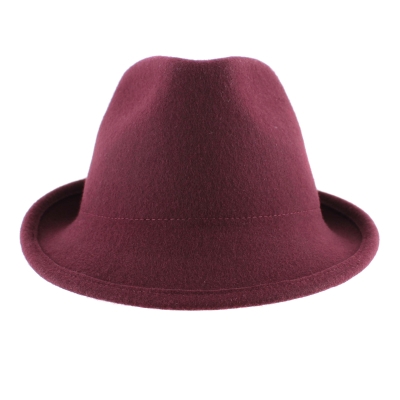 Ladies' felt hat HatYou CF0026, Bordeaux
