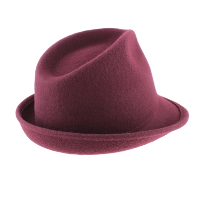 Ladies' felt hat HatYou CF0026, Bordeaux