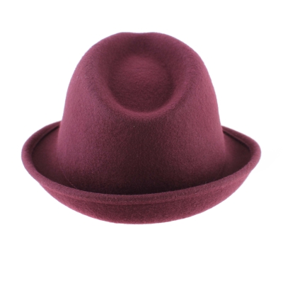 Ladies' felt hat HatYou CF0026, Bordeaux