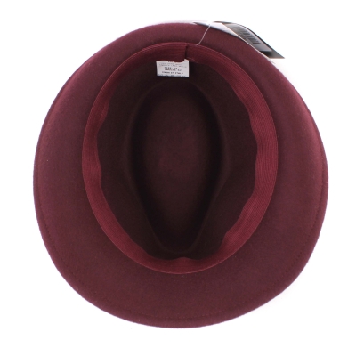 Ladies' felt hat HatYou CF0026, Bordeaux