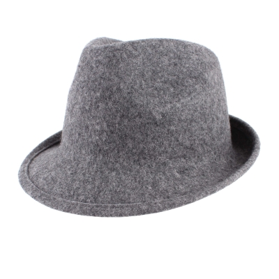 Ladies' felt hat HatYou CF0026, Dark grey melange