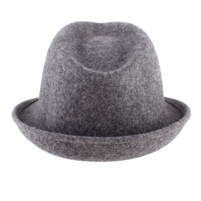 Ladies' felt hat HatYou CF0026, Dark grey melange