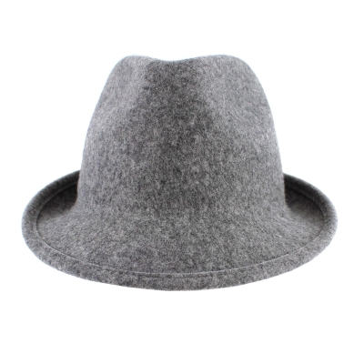 Ladies' felt hat HatYou CF0026, Dark grey melange