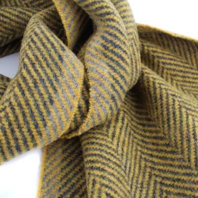 Вълнен шал Ma.Al.Bi. MAB844 900/6, 30х180 см, Горчица