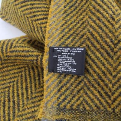 Вълнен шал Ma.Al.Bi. MAB844 900/6, 30х180 см, Горчица