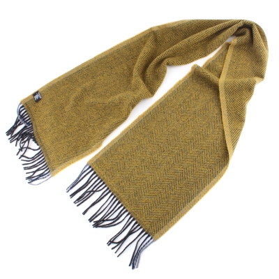 Вълнен шал Ma.Al.Bi. MAB844 900/6, 30х180 см, Горчица