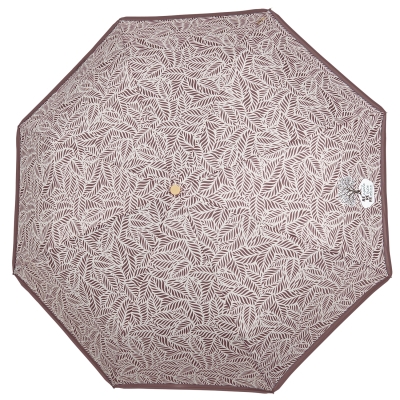 Дамски неавтоматичен чадър Perletti Green 19115, Кафяв