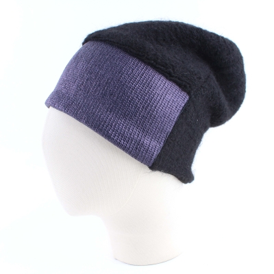 Ladies' Knitted Hat HatYou CP2768, Black/Purple