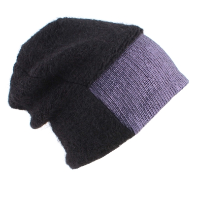 Ladies' Knitted Hat HatYou CP2768, Black/Purple