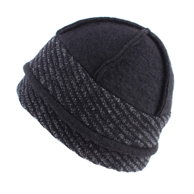 Ladies' winter hat HatYou CP3550, Black/Grey