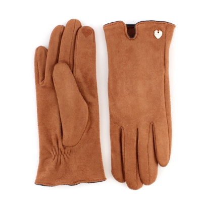 Дамски ръкавици от плат HatYou GL1204, Камила