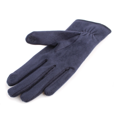 Дамски ръкавици от плат HatYou GL1204, Тъмносин