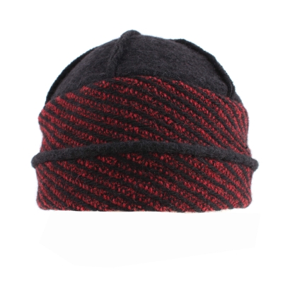Ladies' winter hat HatYou CP3550, Black/Red