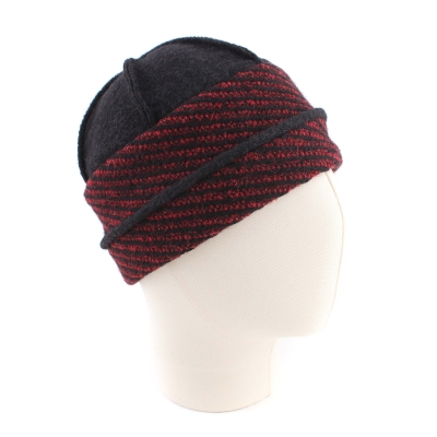 Ladies' winter hat HatYou CP3550, Black/Red