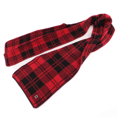 Комплект мъжки шал и шапка  Granadilla  JG5299/JG5300, Червен/Черен