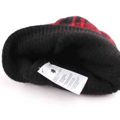 Комплект мъжки шал и шапка  Granadilla  JG5299/JG5300, Червен/Черен