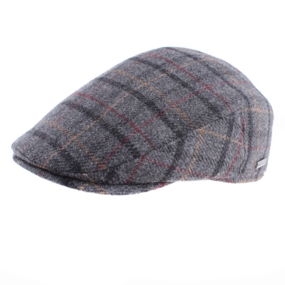 Мъжки вълнен каскет с наушник HatYou CP4077, Сиво каре