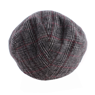 Мъжки каскет с наушник HatYou CP3598, Черен/Бордо