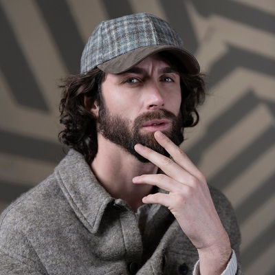 Мъжка бейзболна шапка HatYou CP4054, Бежов/Светлосин