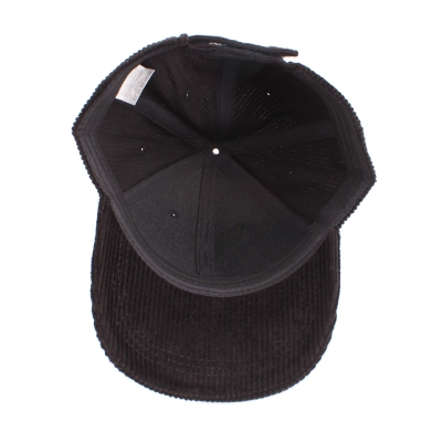 Мъжка бейзболна шапка от памучно кадифе HatYou CP2995, Черен