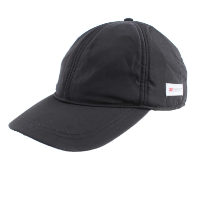 Бейзболна шапка от водоотблъскваща материя  с наушник HatYou CP1101, Черен