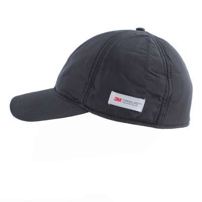 Бейзболна шапка от водоотблъскваща материя  с наушник HatYou CP1101, Черен