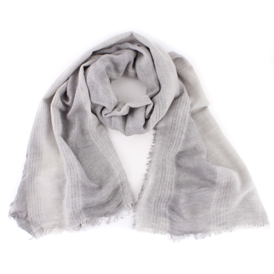 Шал Pulcra Nizza, 52х190 см, Светлосив