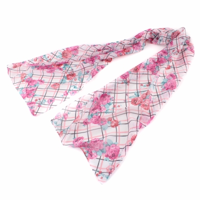 Дамски шал HatYou SE0249-26, Розови цветя