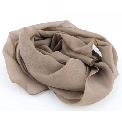 Дамски шал HatYou SI0760, 40х160 см, Сивокафяв