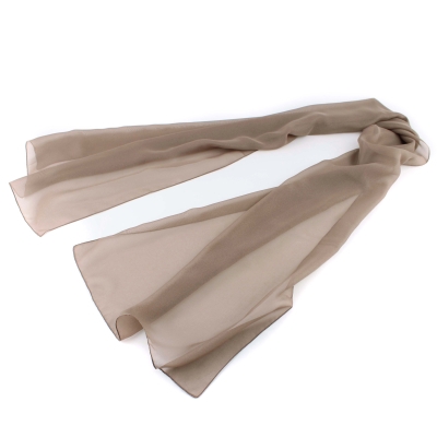 Дамски шал HatYou SI0760, 40х160 см, Сивокафяв