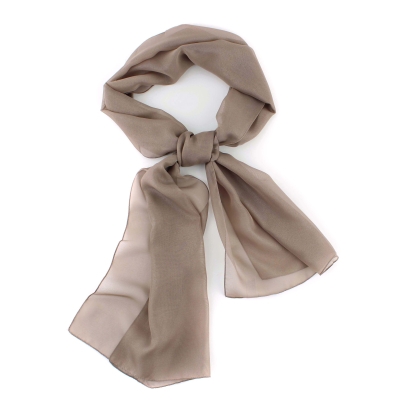 Дамски шал HatYou SI0760, 40х160 см, Сивокафяв