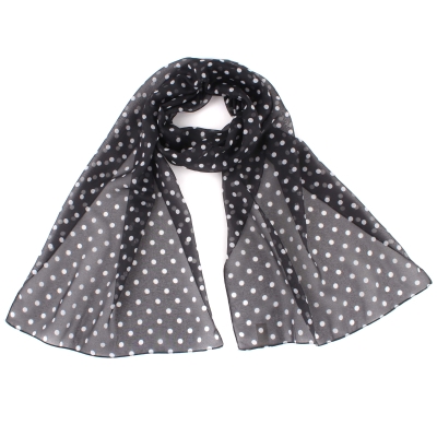 Дамски шал HatYou SI0763-104, 40х160 см, Черен