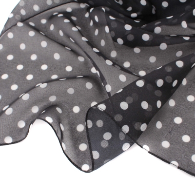 Дамски шал HatYou SI0763-104, 40х160 см, Черен