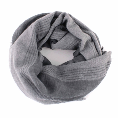 Шал Pulcra Nizza, 52х190 см, Сив