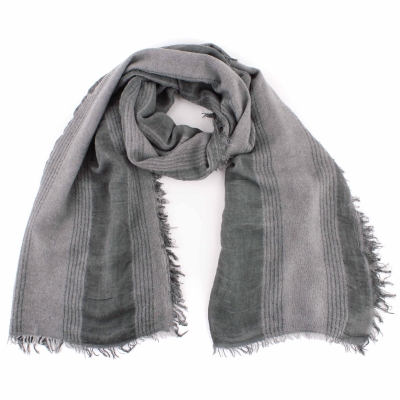 Шал Pulcra Nizza, 52х190 см, Сив