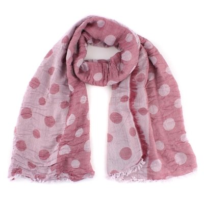 Дамски шал Pulcra Sura, 60x180 см, Пастелно розово