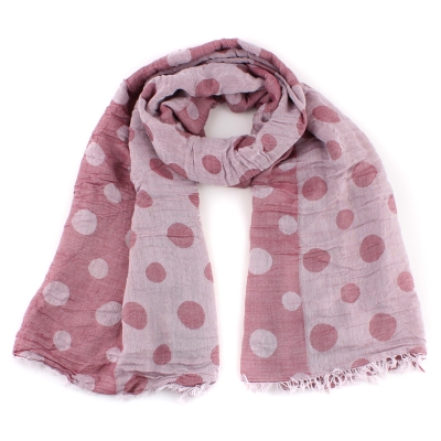 Дамски шал Pulcra Sura, 60x180 см, Пастелно розово