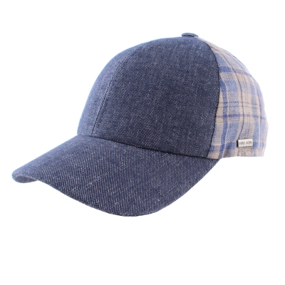 Summer Baseball Cap HatYou CTM2334, Denim/Plaid